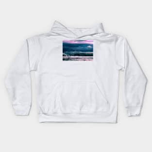 Magical Rough Ocean Wave Kids Hoodie